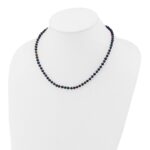 14k 4-5mm Black Near-Round Freshwater Cultured Pearl Necklace - Image 3
