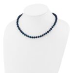 14k 6-7mm Black Near-Round Freshwater Cultured Pearl Necklace - Image 3