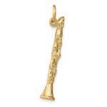 14k 3-D Clarinet Charm - Image 3
