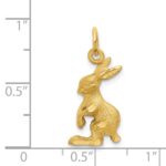 14k Jack Rabbit Charm - Image 4