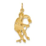 14k Hockey Player Charm - Image 3