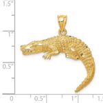 14k Alligator Pendant - Image 4