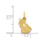 14k Praying Hands Charm - Image 4
