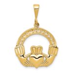 14k Claddagh Pendant