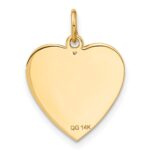 14k Flag Heart Charm - Image 3