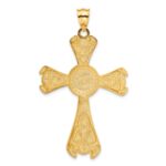 14k Large Polished Celtic Cross Pendant - Image 3