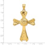 14k Large Polished Celtic Cross Pendant - Image 4