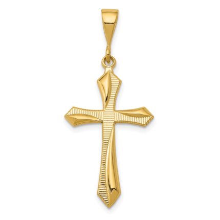 14k Passion Cross Pendant