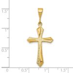 14k Passion Cross Pendant - Image 3