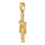 14k Polished 3-D Toy Soldier Pendant - Image 5