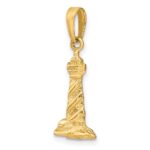 14k 3-D St. Augustine Lighthouse Pendant - Image 5