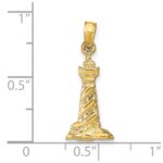 14k 3-D St. Augustine Lighthouse Pendant - Image 4