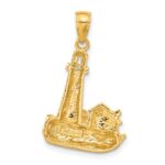 14k Lighthouse Pendant - Image 3