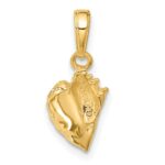 14k Conch Shell Pendant - Image 3