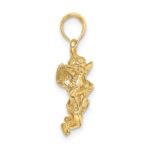 14k Cupid with Bow and Arrow Charm - Image 2
