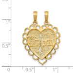 14k Reversible MIZPAH 2-Piece Break-Apart Charm - Image 3
