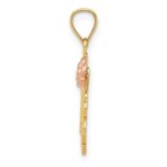 14k Yellow and Rose Gold #1 MADRE Pendant - Image 2