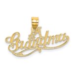 14k #1 GRANDMA Charm