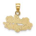 14k #1 DAUGHTER with Flowers Charm - Image 4