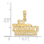14k FIREMAN'S DAUGHTER Charm - Image 3