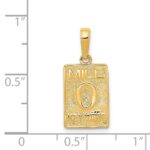 14k MILE 0 KEY WEST Mile Marker Pendant - Image 4