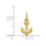 14k Mini Anchor Charm - Image 4
