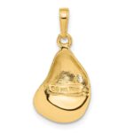 14k Oyster Shell Pendant - Image 3