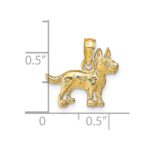 14k Terrier Dog Pendant - Image 4
