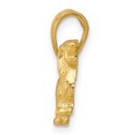 14k Long-Haired Dachshund Dog Pendant - Image 2