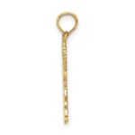 14k Cheerleader Jumping with Pom-Poms Charm - Image 2