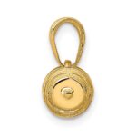 14k 3-D Barbell Pendant - Image 2