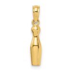 14k 3-D Bowling Pin Charm