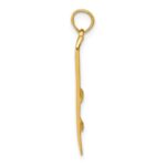 14k 3-D Snow Skis Pendant - Image 2