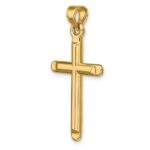 14k 3-D Hollow Cross Pendant - Image 5