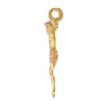 14k Two-tone Rose Corpus Pendant - Image 2