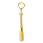 14k 3-D Baseball Bat Pendant - Image 2