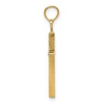 14k Polished Cross Pendant - Image 2