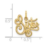 14k SISTER Charm - Image 4