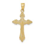 14k Diamond-cut Crucifix Pendant - Image 4