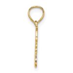 14K GOD HEARTS YOU Charm - Image 2