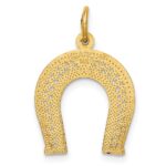 14k Horseshoe Charm - Image 3