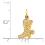 14k Cowboy Boot with Spur Charm - Image 4