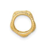 14K Polished Starfish Barrel Slide - Image 2