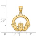 14K Claddagh Pendant - Image 4