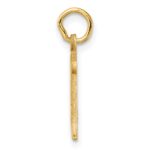 14K Diamond-cut Letter M Initial Charm - Image 2