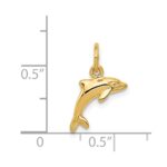 14k Dolphin Charm - Image 4