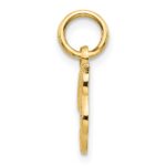 14KY Script Letter B Initial Charm - Image 2