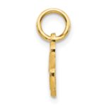 14KY Script Letter K Initial Charm - Image 2