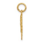 14k Heart Letter A Charm - Image 2