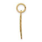 14k Heart Letter L Charm - Image 2